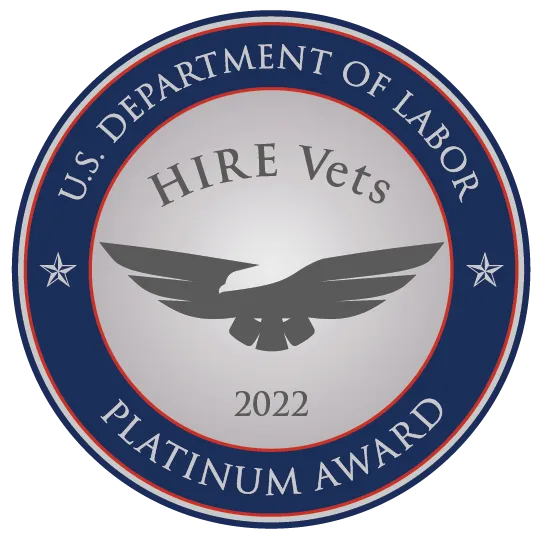 Senator Mark Warner Recognizes NIS for Receiving the HIREVets Platinum Award (February 2022)